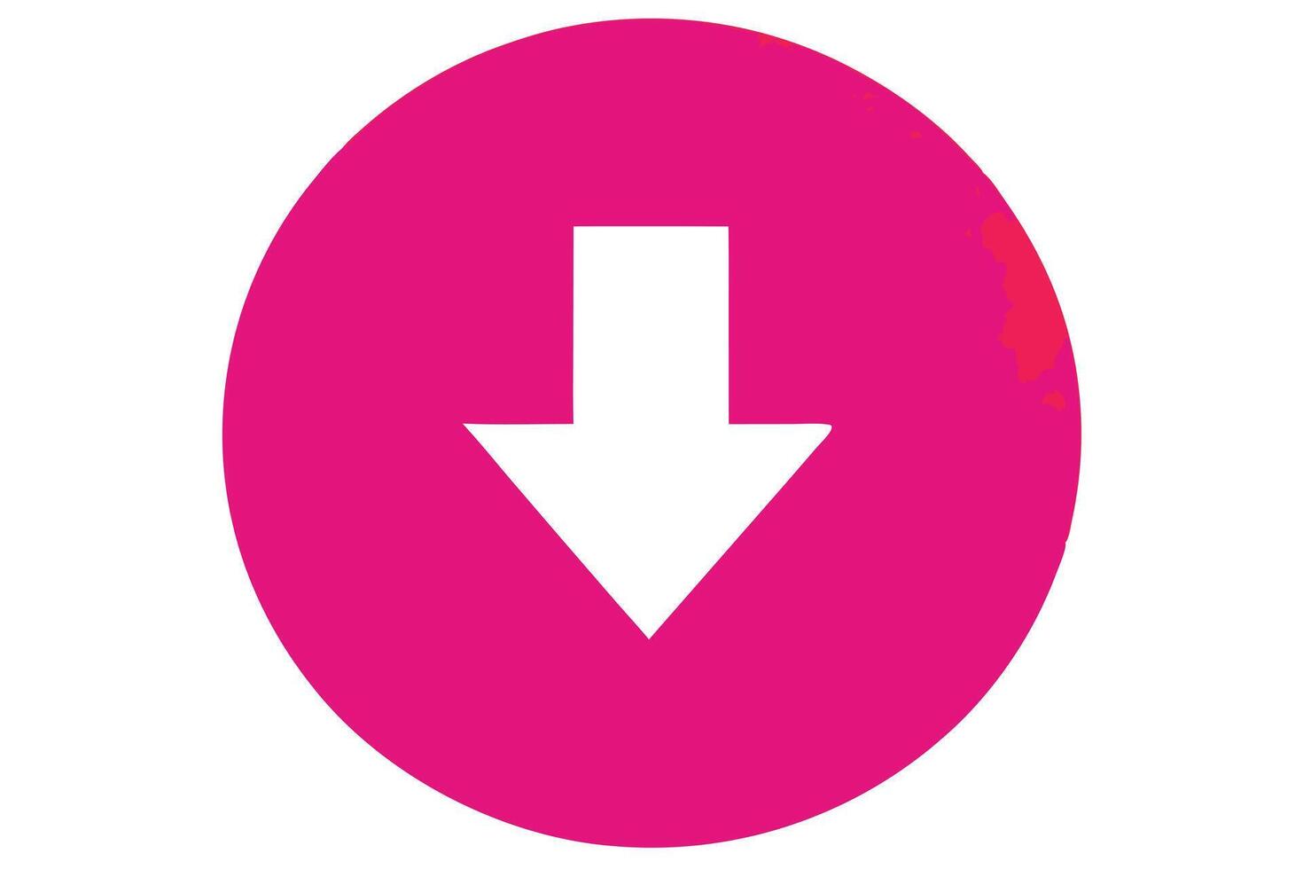Download Icon in Vibrant Pink Circle vector