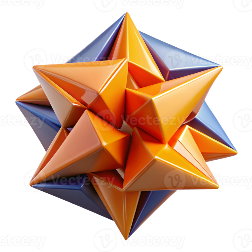dramatic creative A Kaleidoscope of Overlapping Orange and 4K png