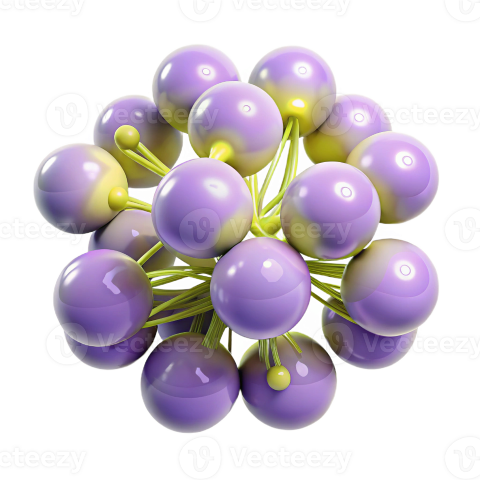 elegant creative A Cluster of Glowing Lavender and 4K png
