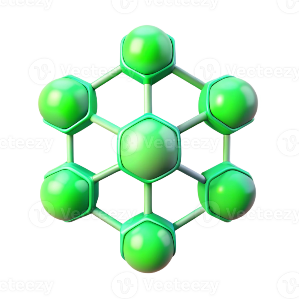 dramatic vintage A network of interconnected hexagonal cells in shades of emerald and lime, emitting a soft bioluminescence, ambient lighting, microscopic aesthetic high quality png