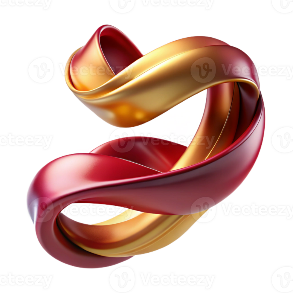 serene rustic A flowing ribbon of crimson and gold, twisting and turning in space, dramatic chiaroscuro lighting, Art Nouveau style high quality png