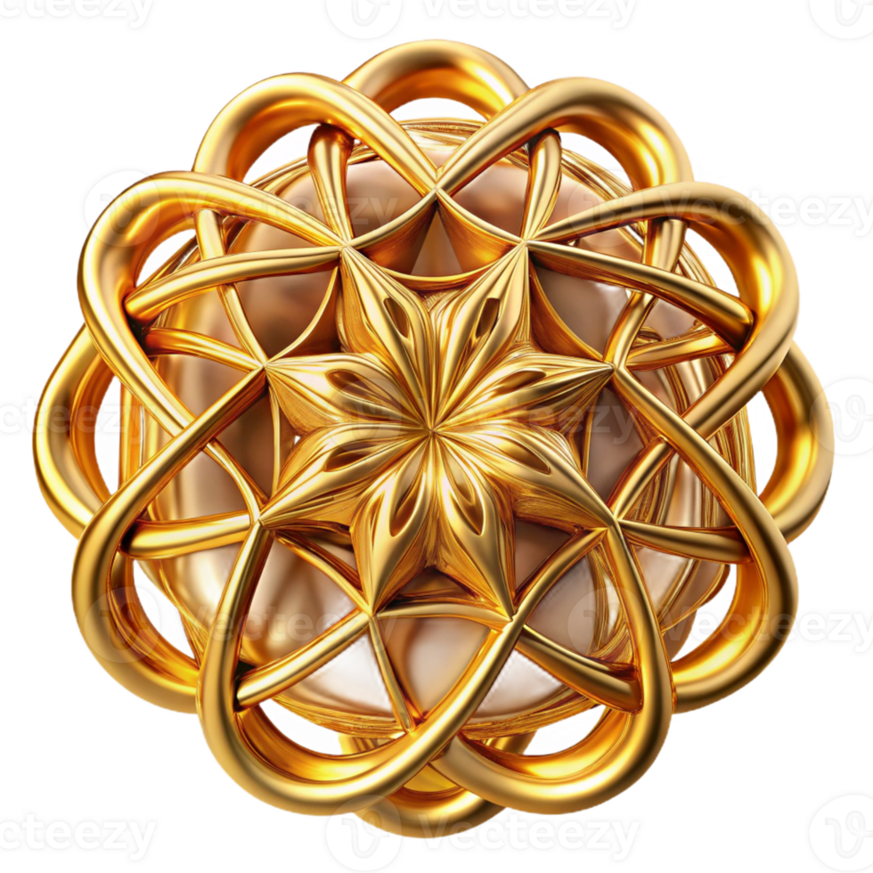 wonderful abstract A Web of Intricate Golden Filaments high resolution png