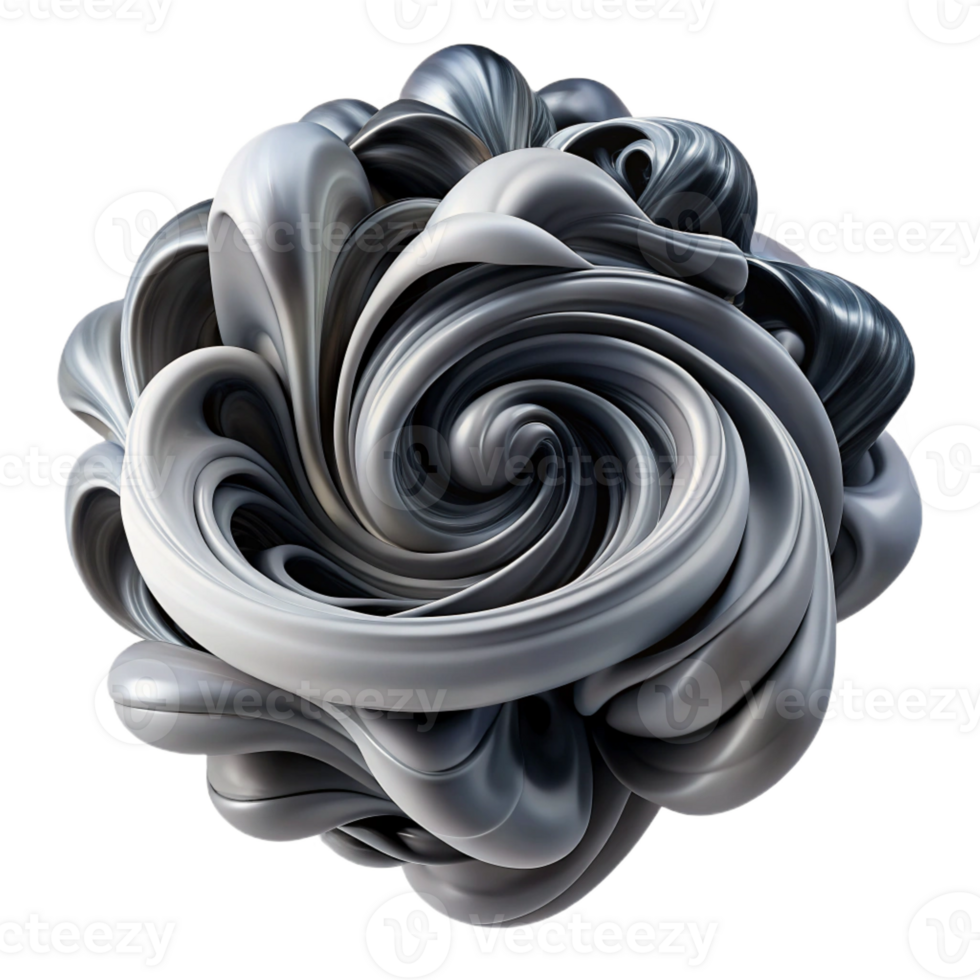 extraordinary contemporary A dynamic composition of swirling black and gray lines, resembling smoke or ink in water, high contrast lighting, abstract expressionism exclusive png