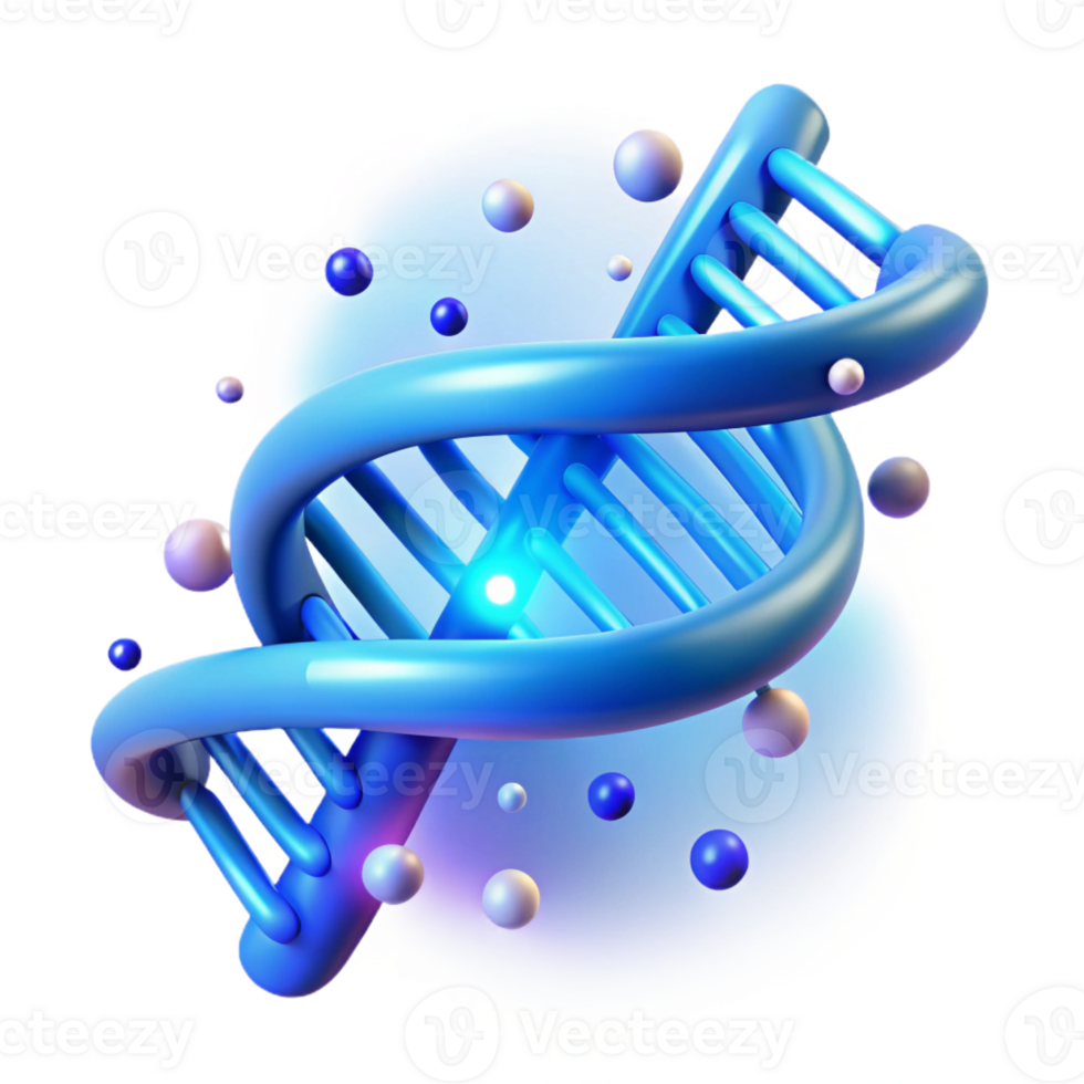extraordinary artistic A Dna Double Helix Transforming Into a professional png