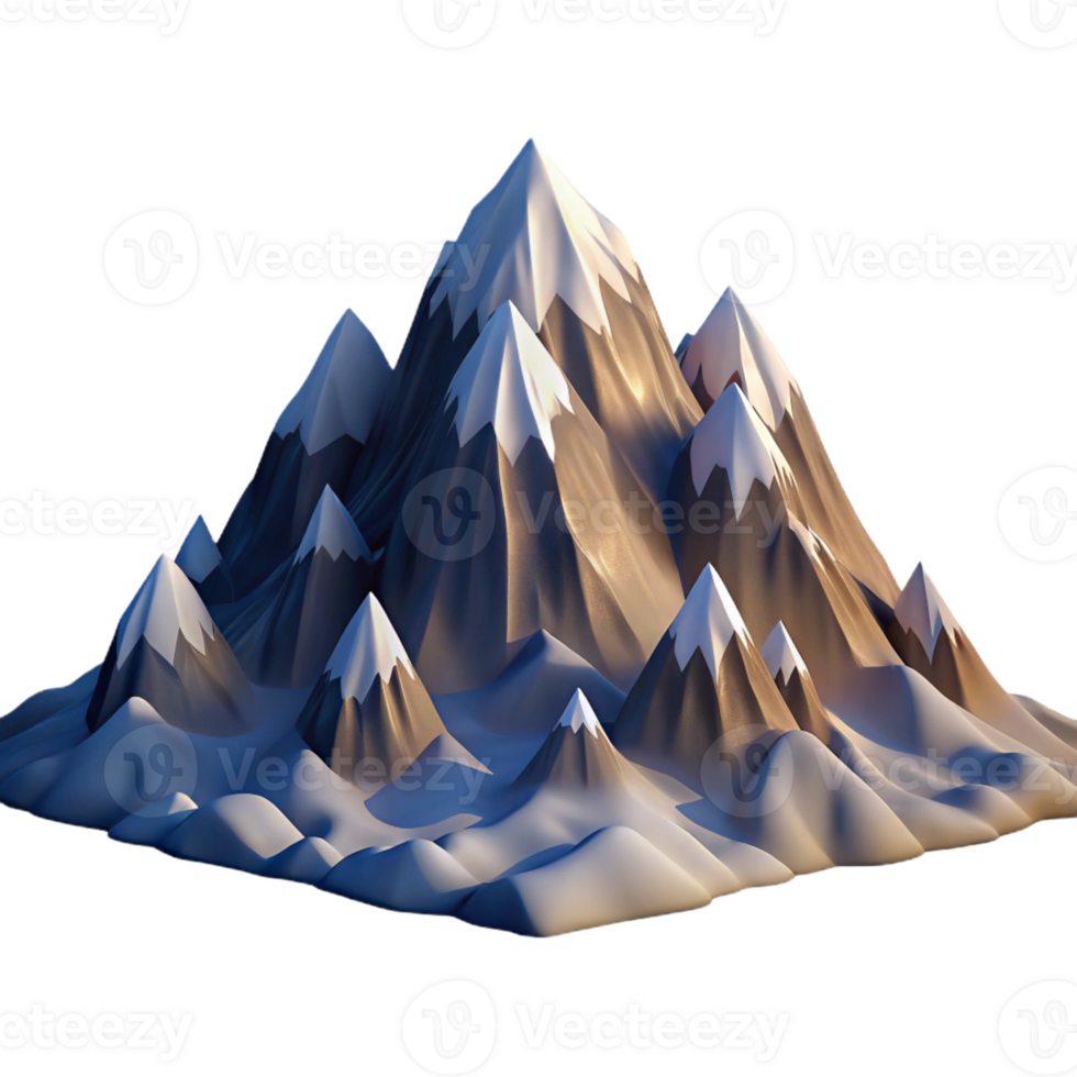 magnificent classic A majestic mountain range, snow-capped peaks, dramatic lighting, epic scale premium png