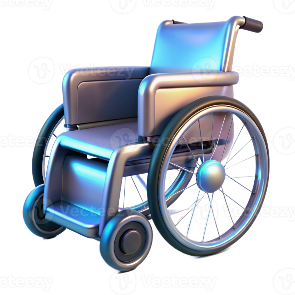 dramatic classic A Futuristic Wheelchair with Sleek 4K png