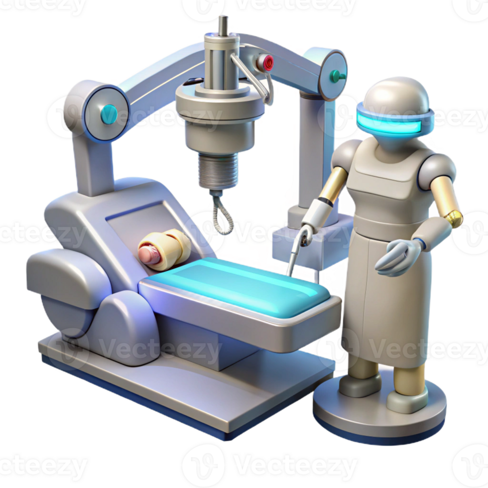 extraordinary rustic A Futuristic Surgical Robot Performing a high quality png