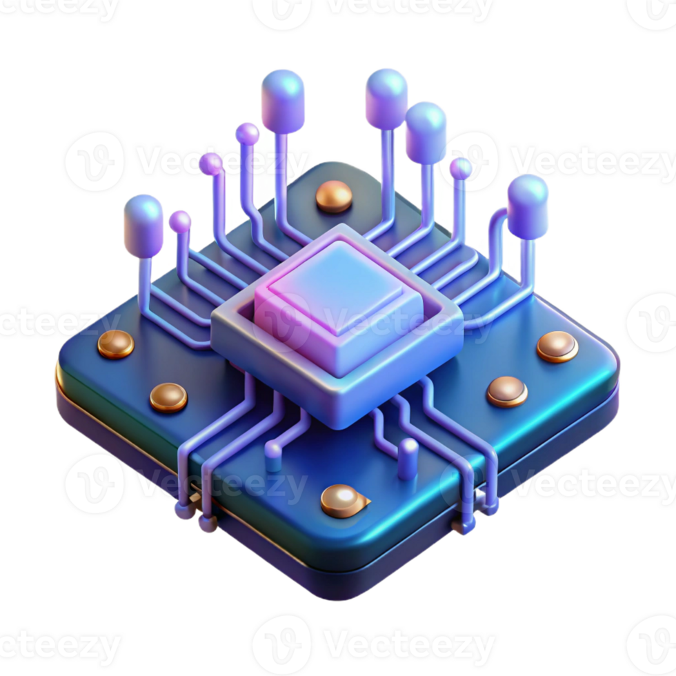 dramatic abstract A close-up of a circuit board with data streams flowing through it, intricate details, neon lighting, cyberpunk style genuine png