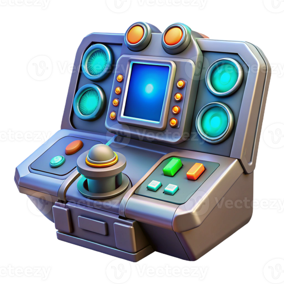 impressive minimalist A futuristic control panel with glowing buttons and displays, intricate design, dim lighting, sci-fi style exclusive png