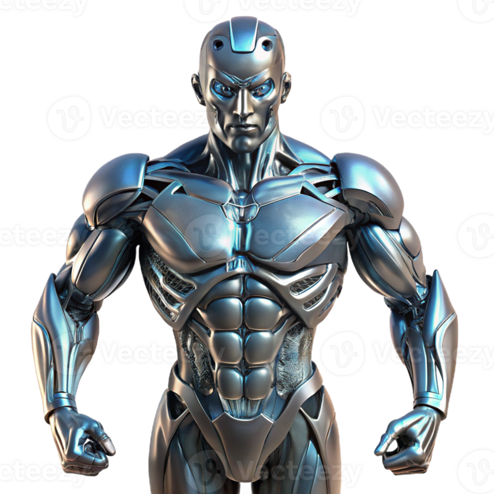 beautiful vintage A Futuristic Exoskeleton Enhancing Human premium png