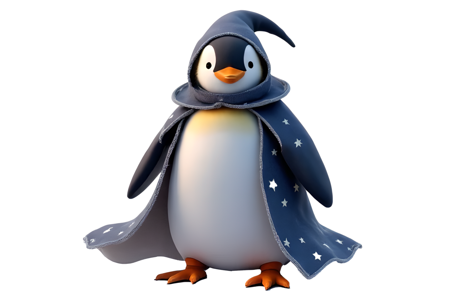 Penguin in wizard hat png