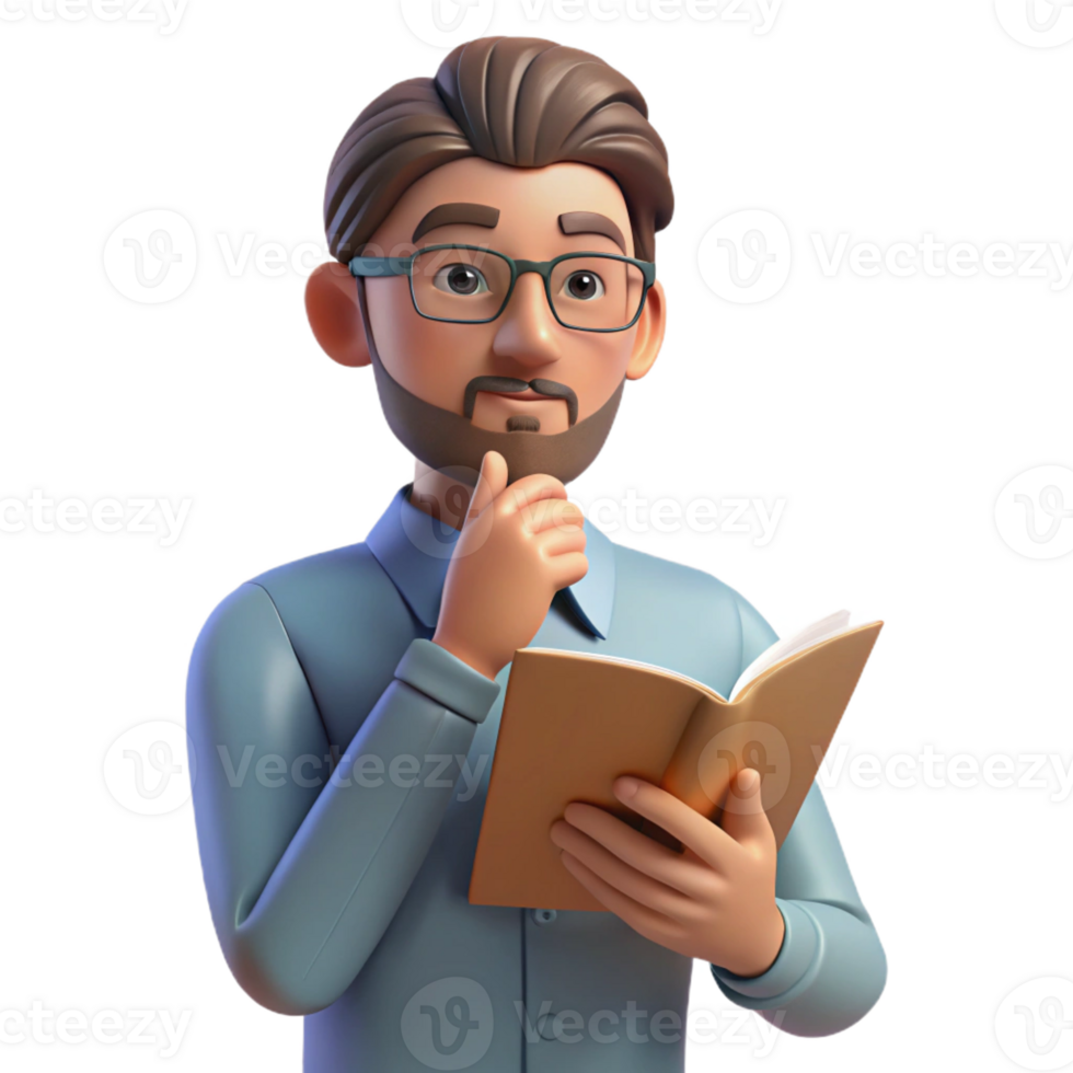 elegant vintage Portrait of a Man with a Thoughtful high resolution png