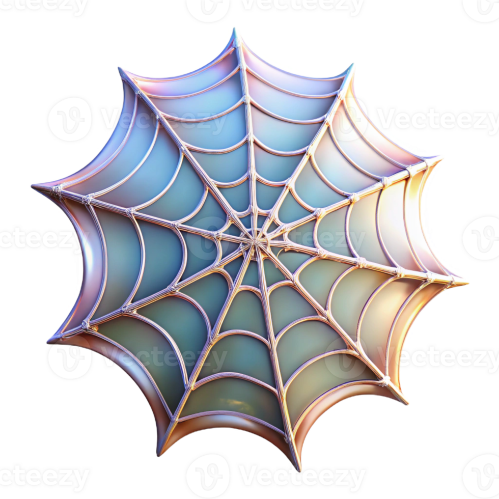 vibrant vintage A delicate spiderweb glistening with dew, illuminated by the soft light of dawn, macro photography authentic png