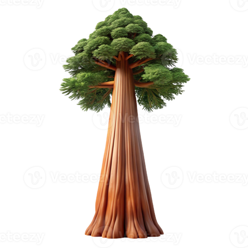 serene contemporary A Giant Sequoia Tree Reaching Towards the genuine png