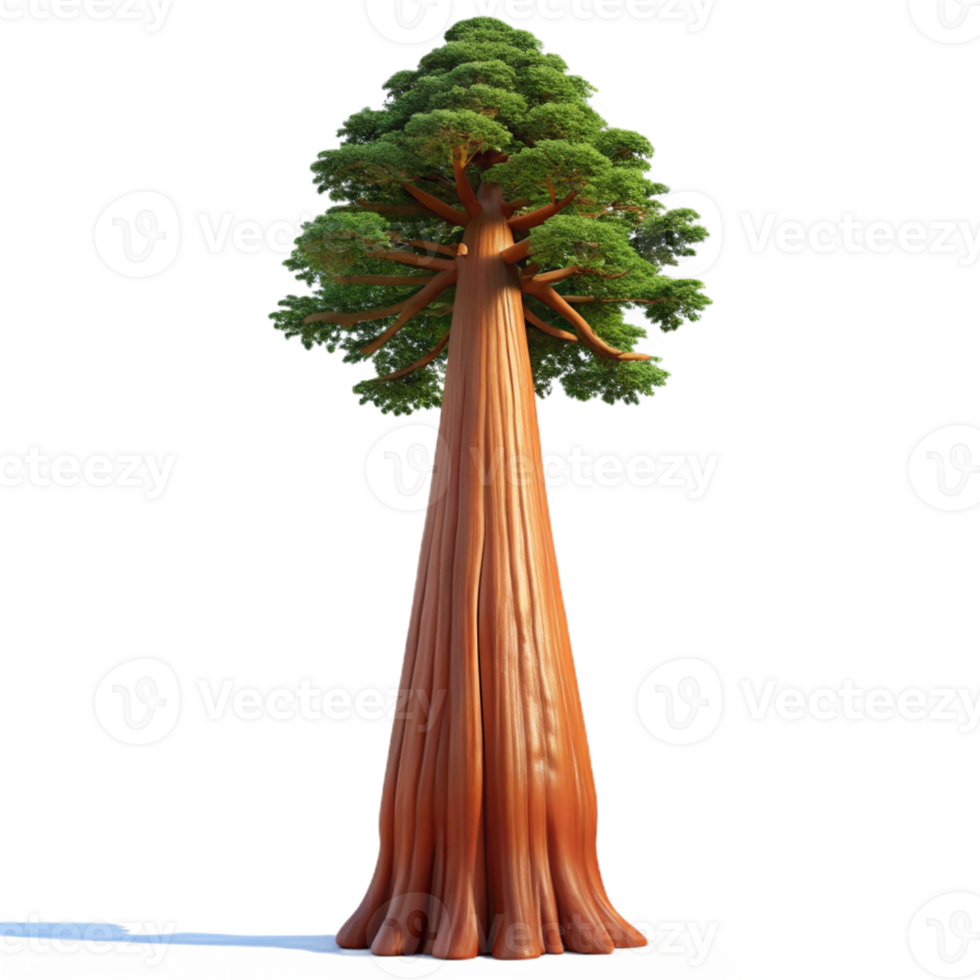 dramatic traditional A Giant Sequoia Tree Reaching Towards the 4K png
