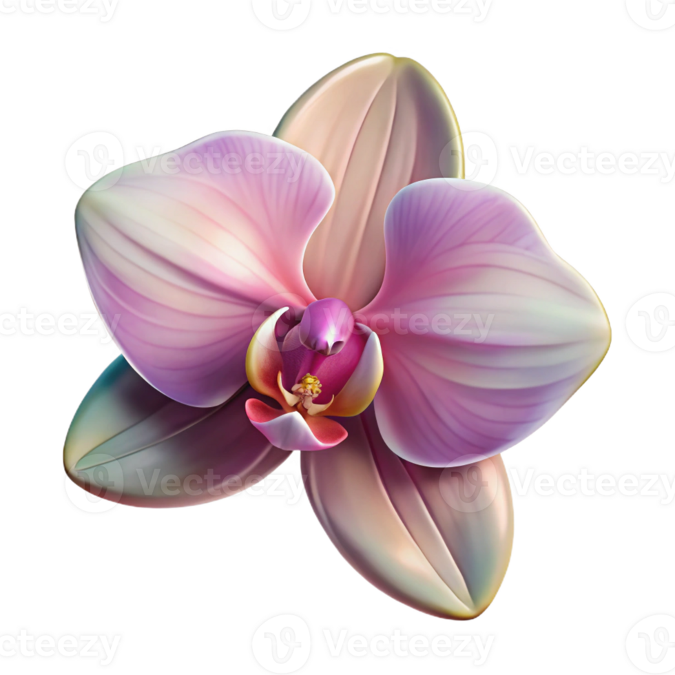 beautiful artistic A Close Up of a Blooming Orchid Exotic 4K png