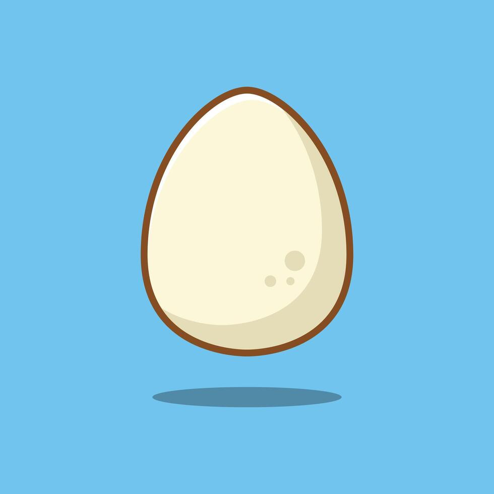 Egg Easter Egg Day Elements. Cartoon Illustration vector