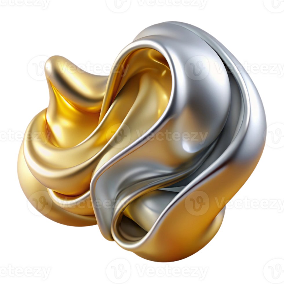 vibrant traditional Flowing, liquid metal forms in shades of gold and silver, with a subtle, ambient lighting, in a surreal, abstract expressionism style original png