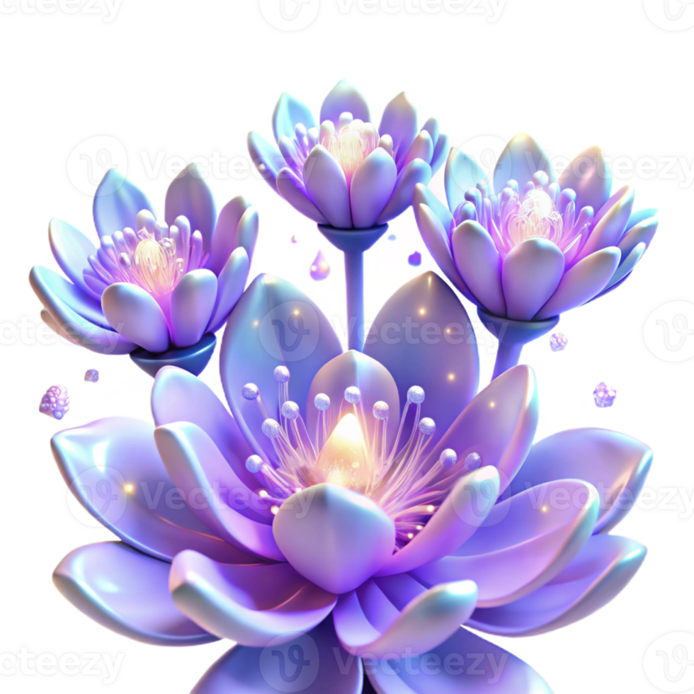 extraordinary rustic A field of blooming, abstract flowers, with petals made of light and energy, illuminated by a soft, ethereal glow, in a fantasy, abstract floral style original png