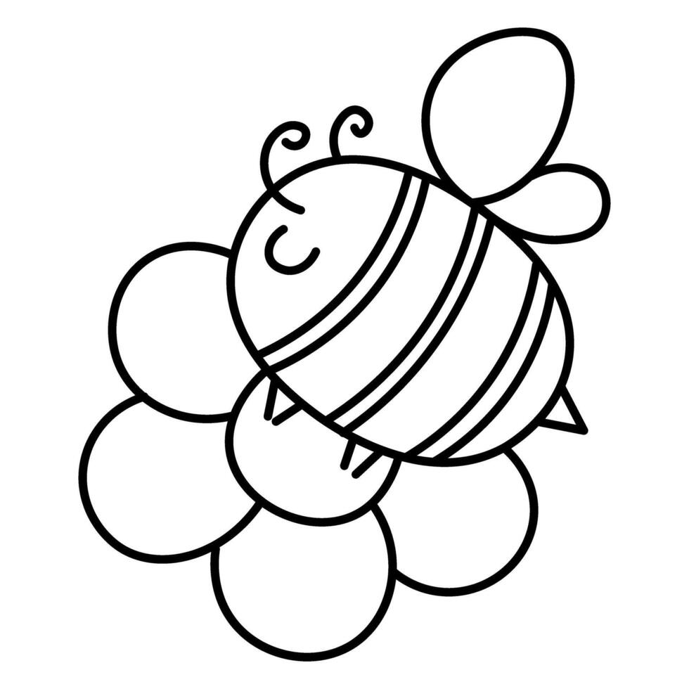 Natures Spring Art in Doodles vector
