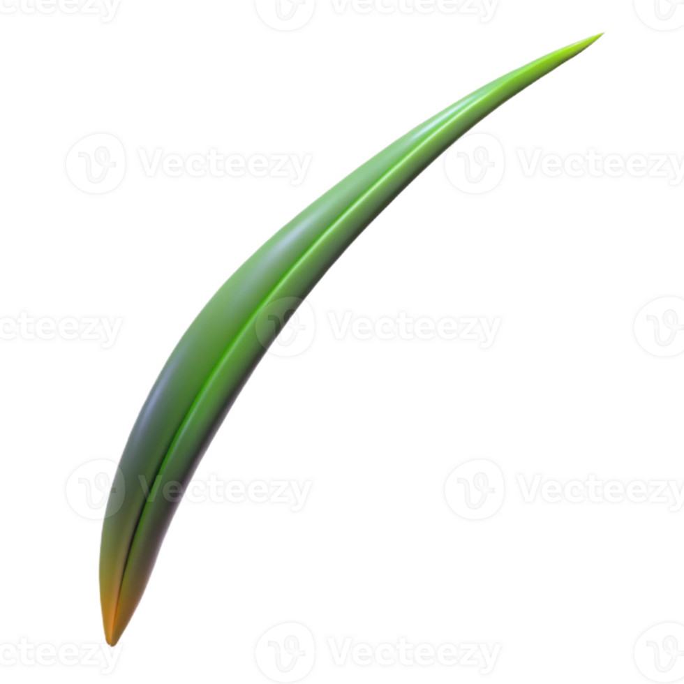 impressive classic A single blade of grass, close-up, minimalist style premium png