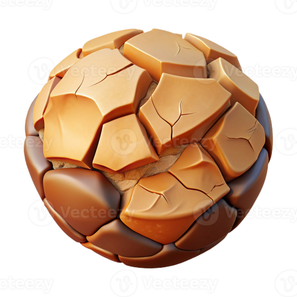 beautiful modern A cracked piece of earth, drought theme, arid landscape premium png