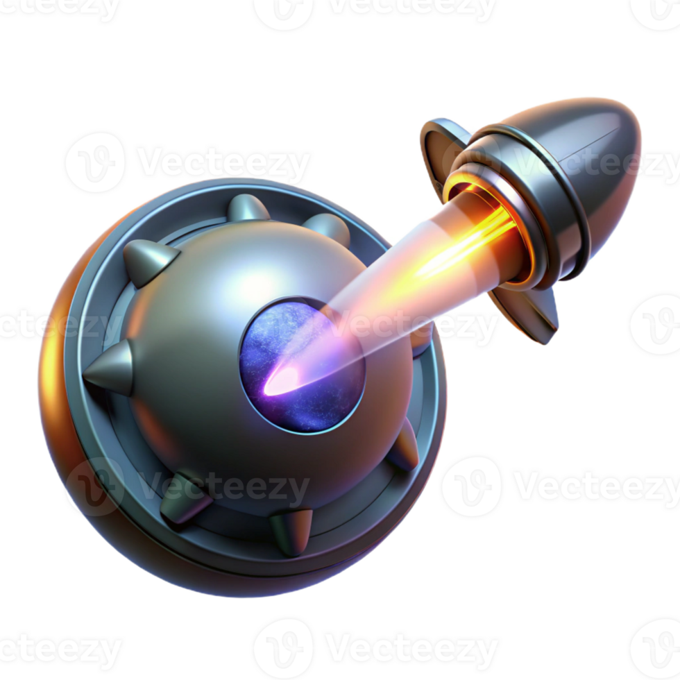 serene vintage A powerful energy beam emanating from a futuristic satellite, piercing through the darkness of space. Dramatic lighting, abstract style detailed png