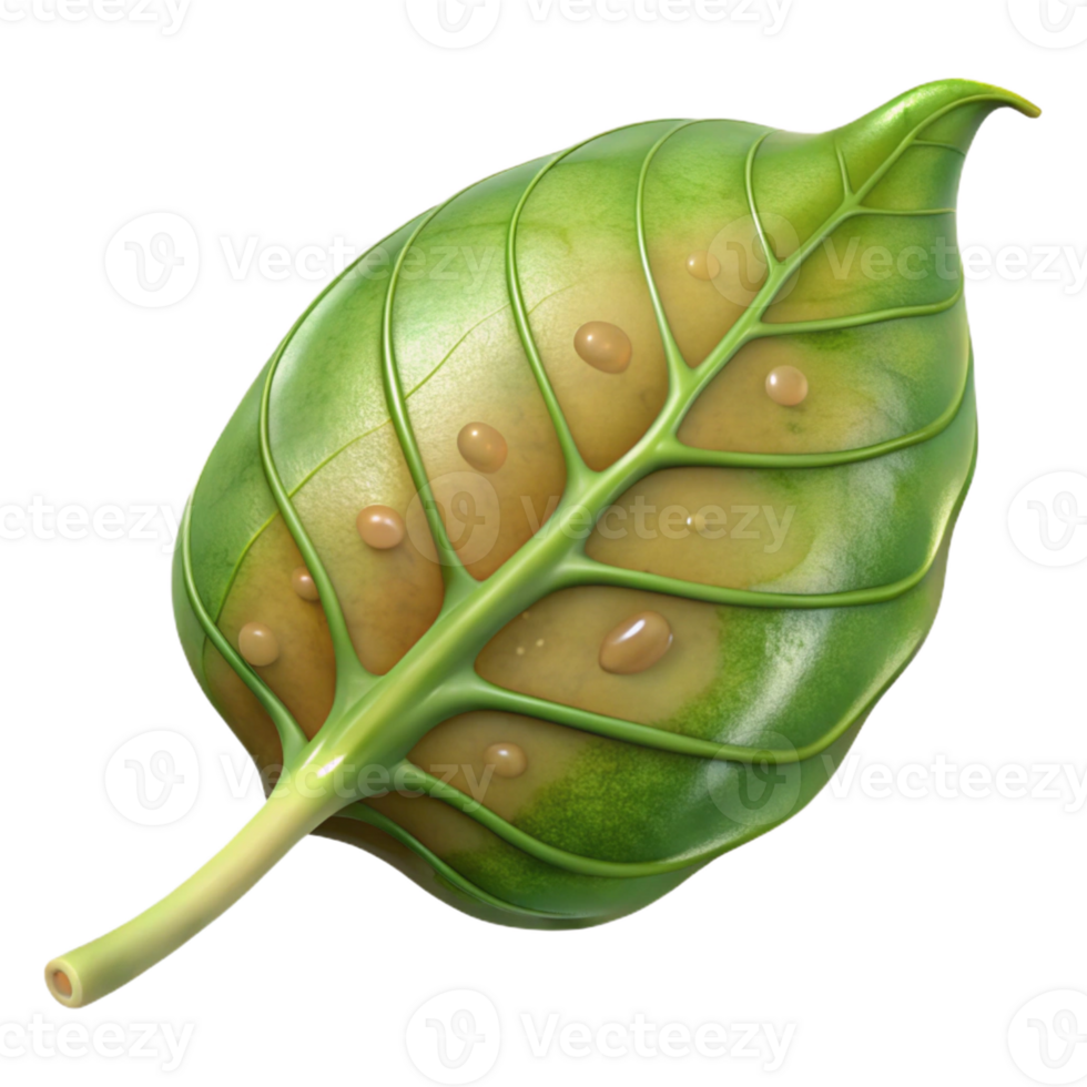beautiful rustic A decaying leaf, close-up, cycle of life theme professional png