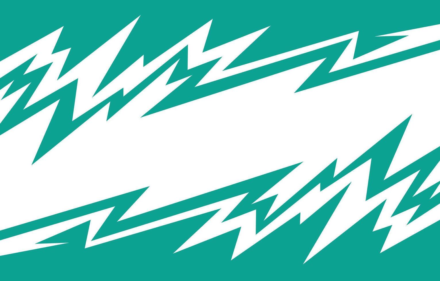 Abstract background with green geometric spike line pattern and with some copy space area vector