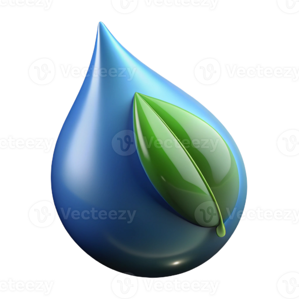 dramatic artistic A single raindrop falling on a leaf, macro photography, high-speed photography, detailed textures genuine png