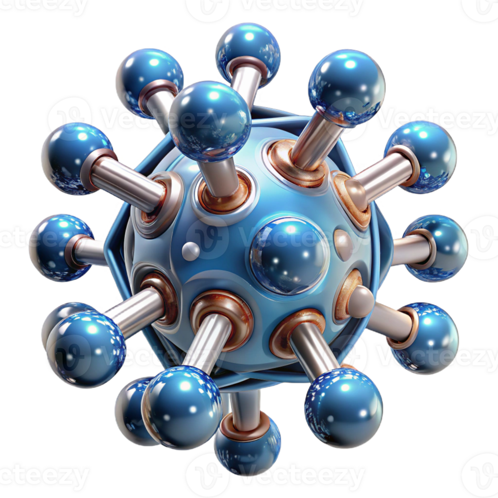 magnificent modern vibrant minimalist A Microscopic View of Nanobots Assembling exclusive professional png