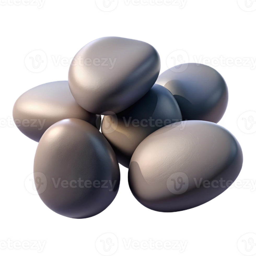 stunning traditional serene abstract A Group of Pebbles on a Beach Smooth authentic original png
