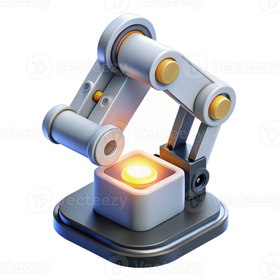 extraordinary modern serene rustic A Robotic Arm Delicately Assembling a high quality high quality png