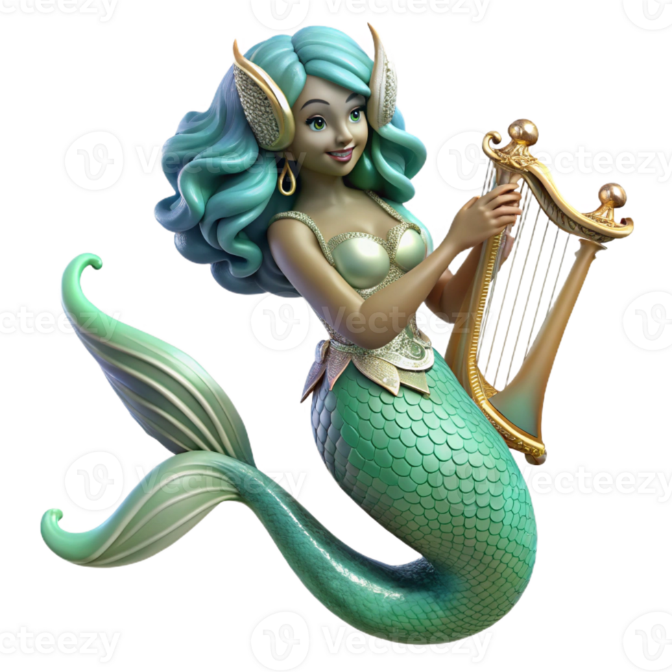 impressive modern impressive minimalist A Graceful Siren with Shimmering Scales authentic exclusive png