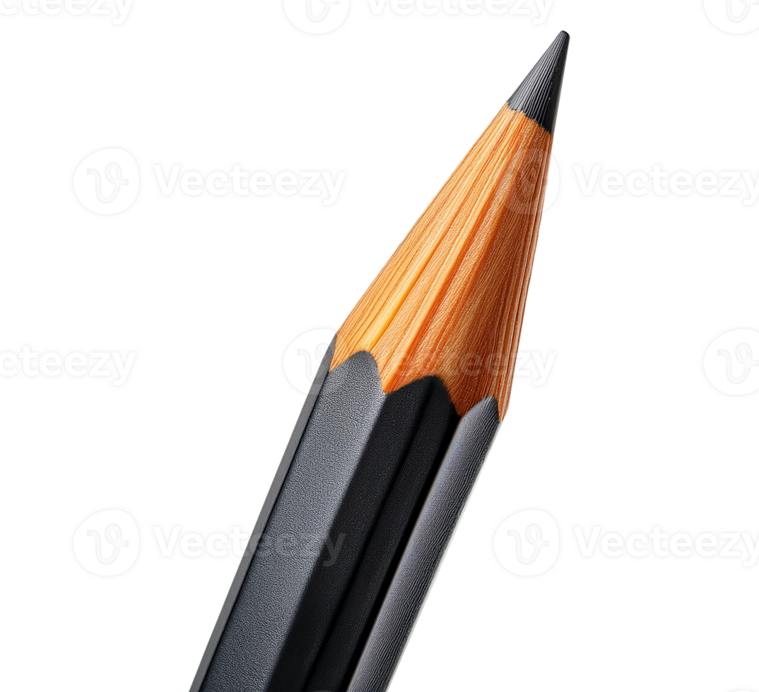 a sharp pencil isolated on transparent background png