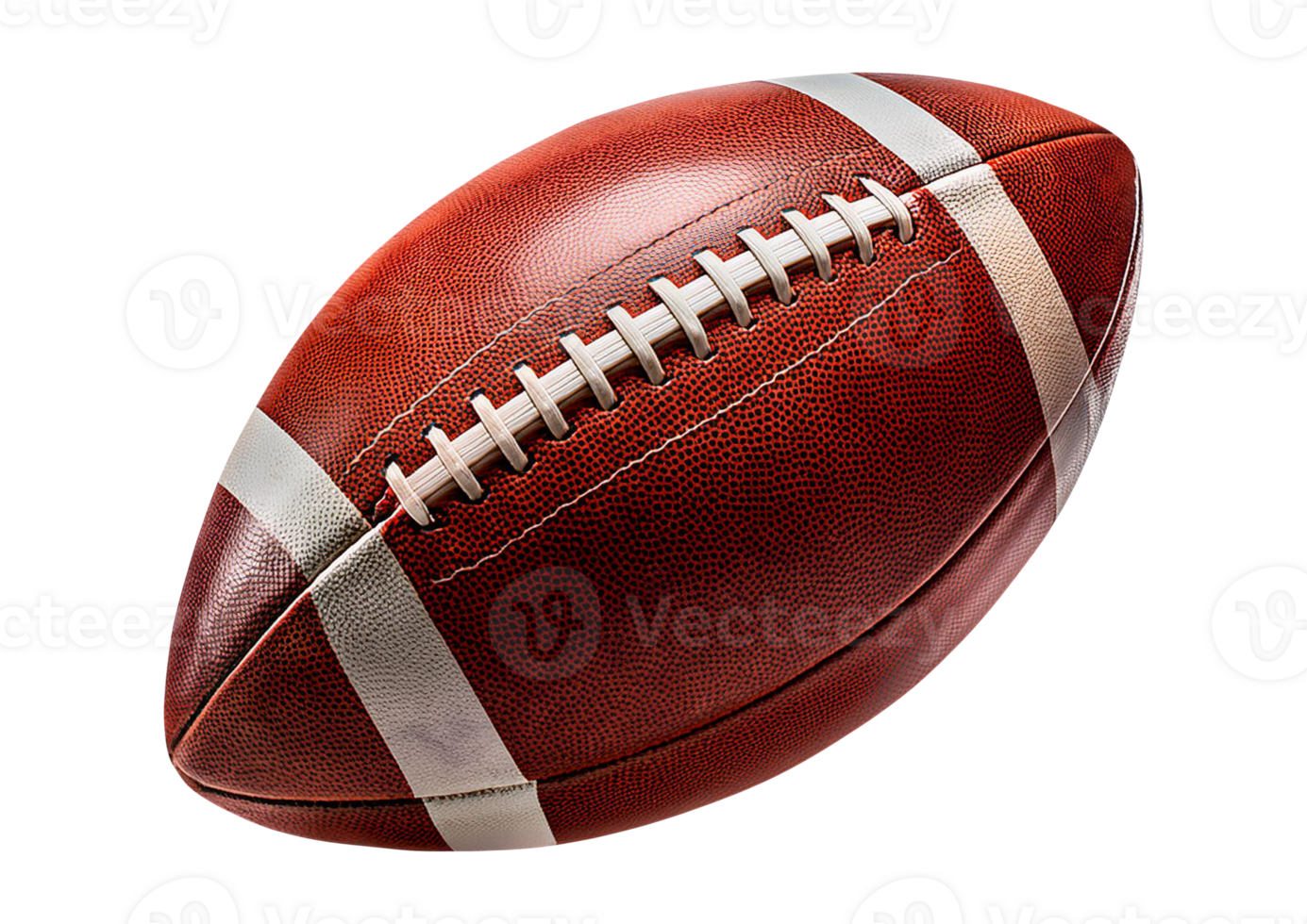 An american football isolated object on transparent background png