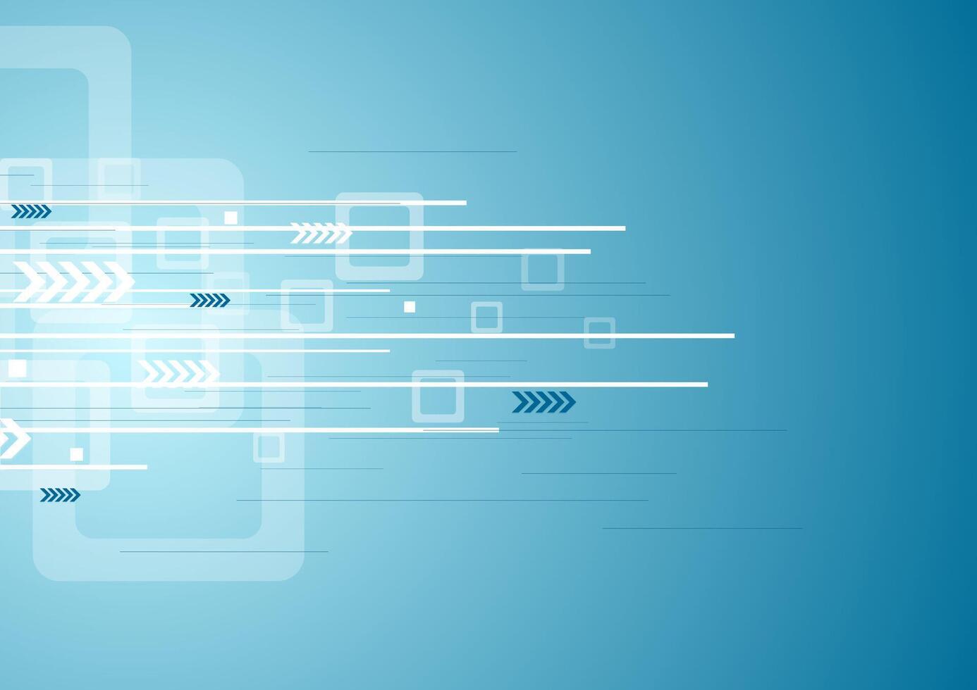 Abstract blue hi-tech background vector