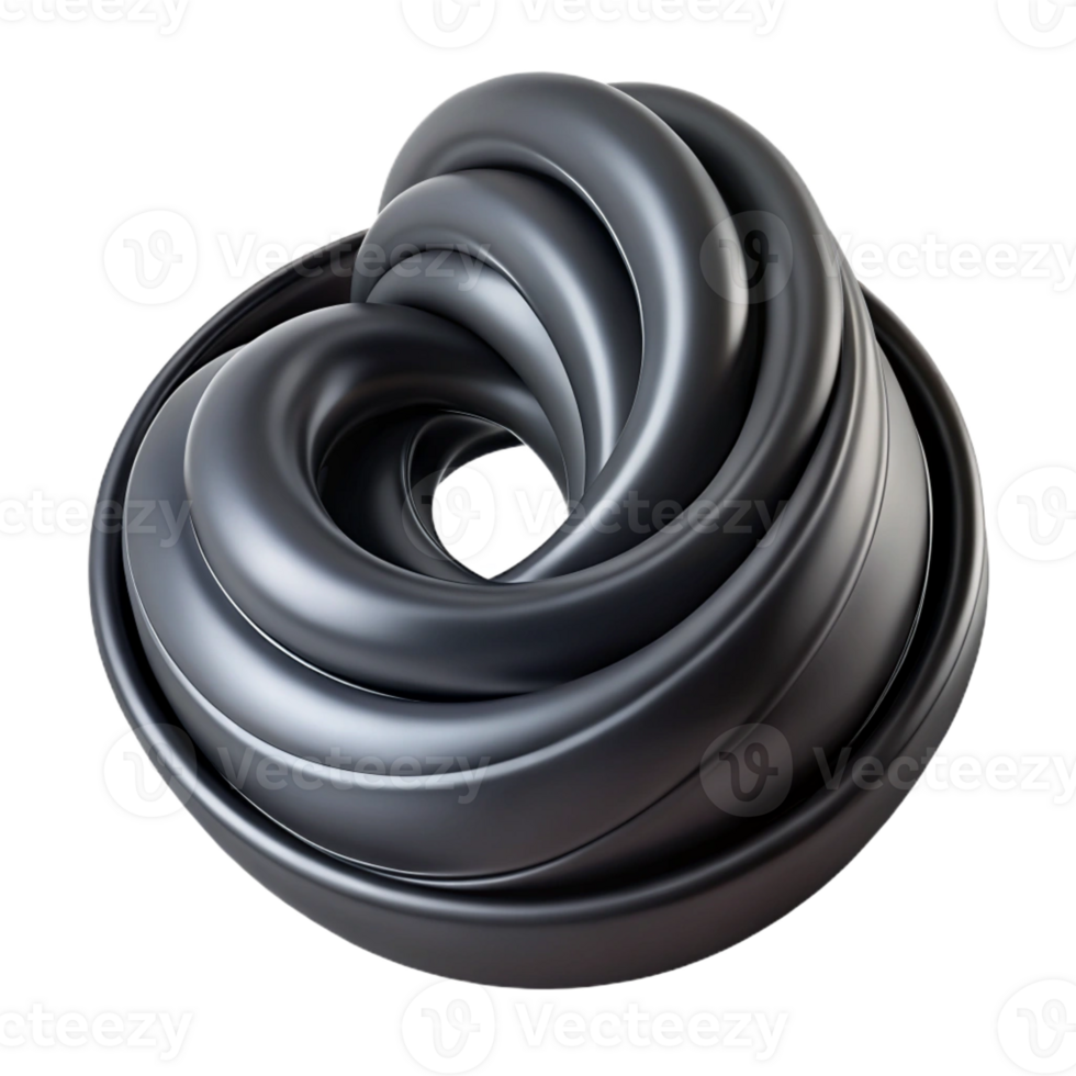 vibrant contemporary A dynamic composition of swirling lines and curves, in a monochromatic palette of deep black, creating a sense of movement and energy high quality png