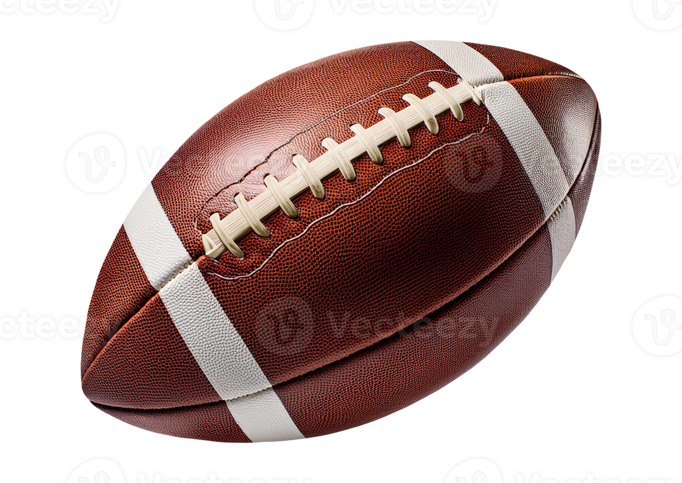 Isolated american football sport ball on a transparent background png