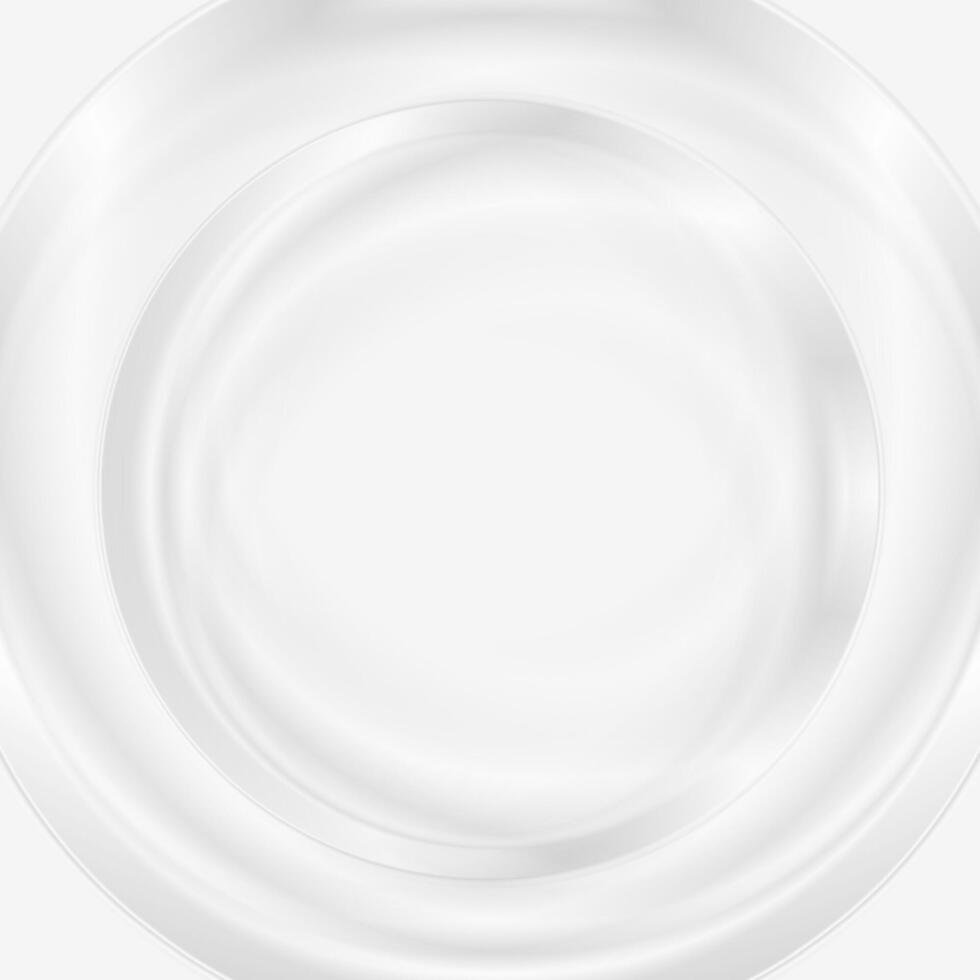 Grey abstract smooth circle background vector