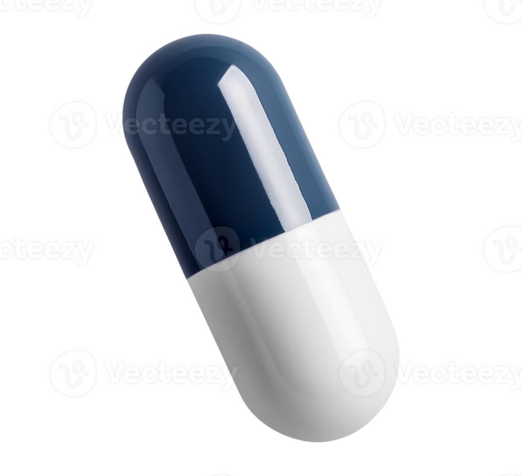 A pill with a blue and white stripe on it png