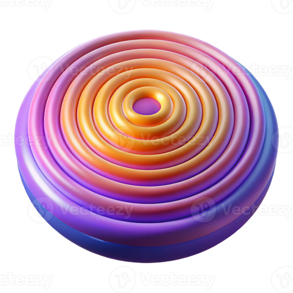magnificent vintage impressive minimalist A Field of Pulsating Concentric Circles authentic detailed png