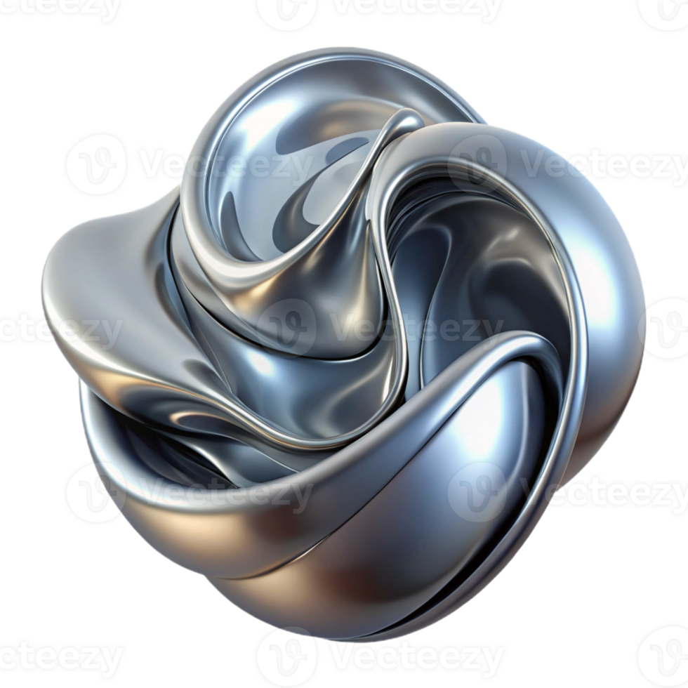 vibrant artistic A dynamic flow of liquid mercury, morphing and transforming into abstract forms, with a reflective, metallic texture, lit by a cool, silver light professional png