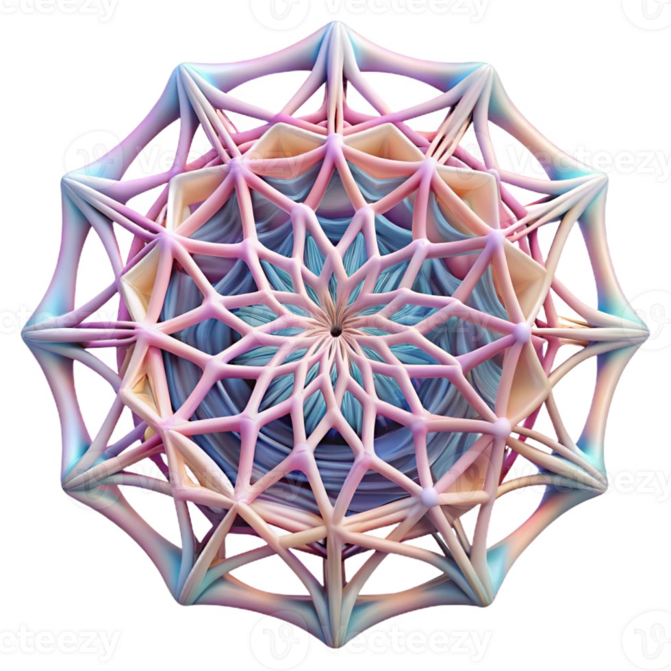 magnificent vintage An intricate web of interwoven, thread-like lines, creating a delicate, lace-like pattern, in a soft, pastel palette, with a diffused lighting detailed png