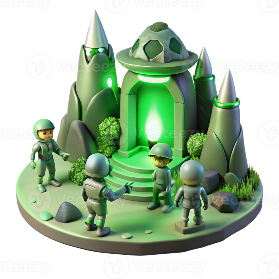 extraordinary creative beautiful classic A Group of Explorers Discovering a Hidden original exclusive png