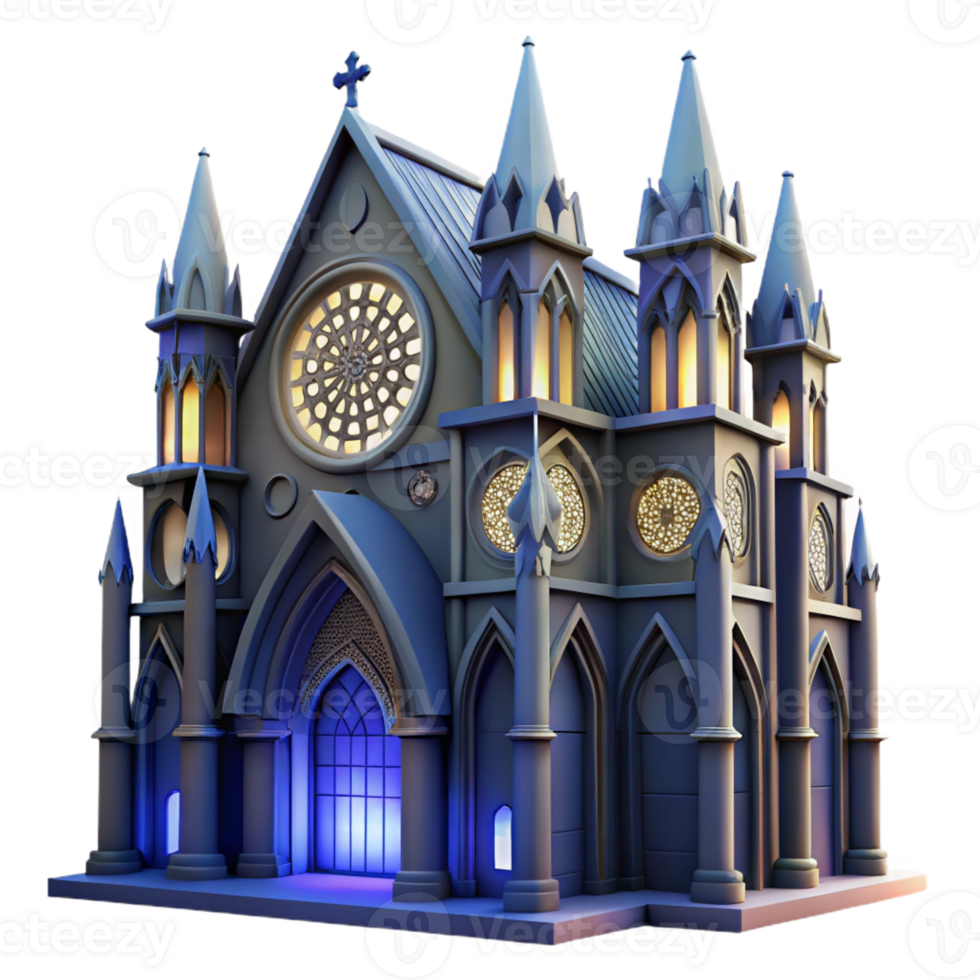 dramatic minimalist stunning traditional Gothic Cathedral Stained Glass Rose original premium png