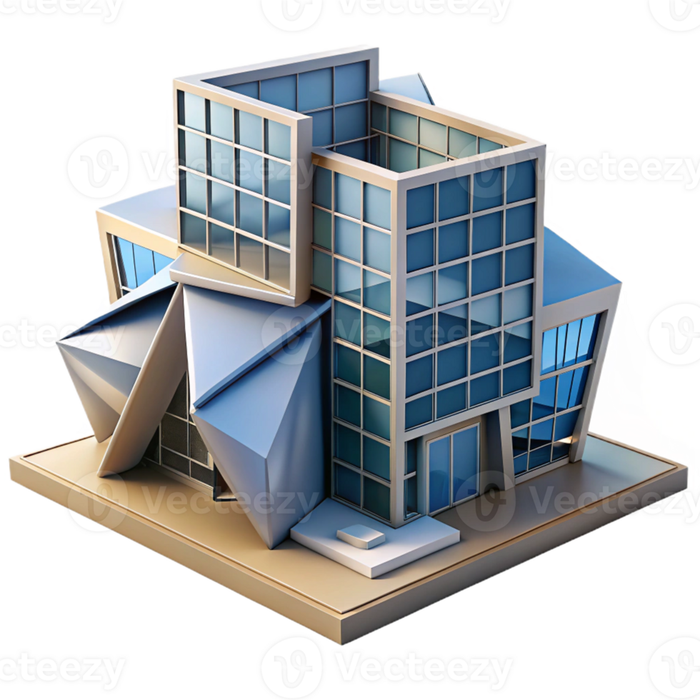 extraordinary creative vibrant creative Deconstructivist Office Building professional genuine png