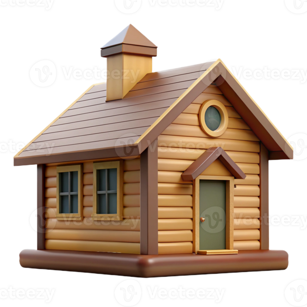impressive artistic Prairie School House Horizontal Lines detailed png