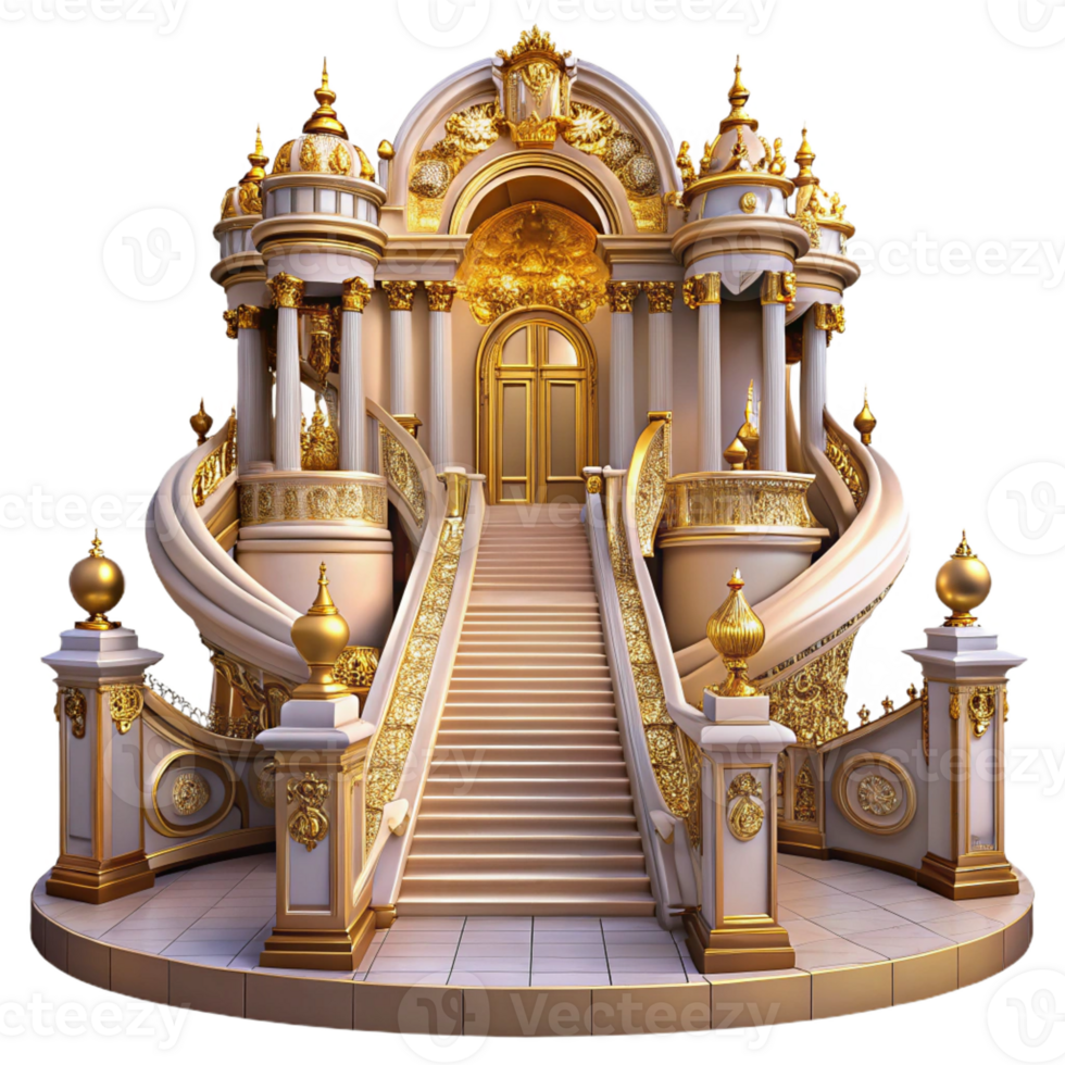 extraordinary modern Baroque Palace Opulent Gold Detailing exclusive png