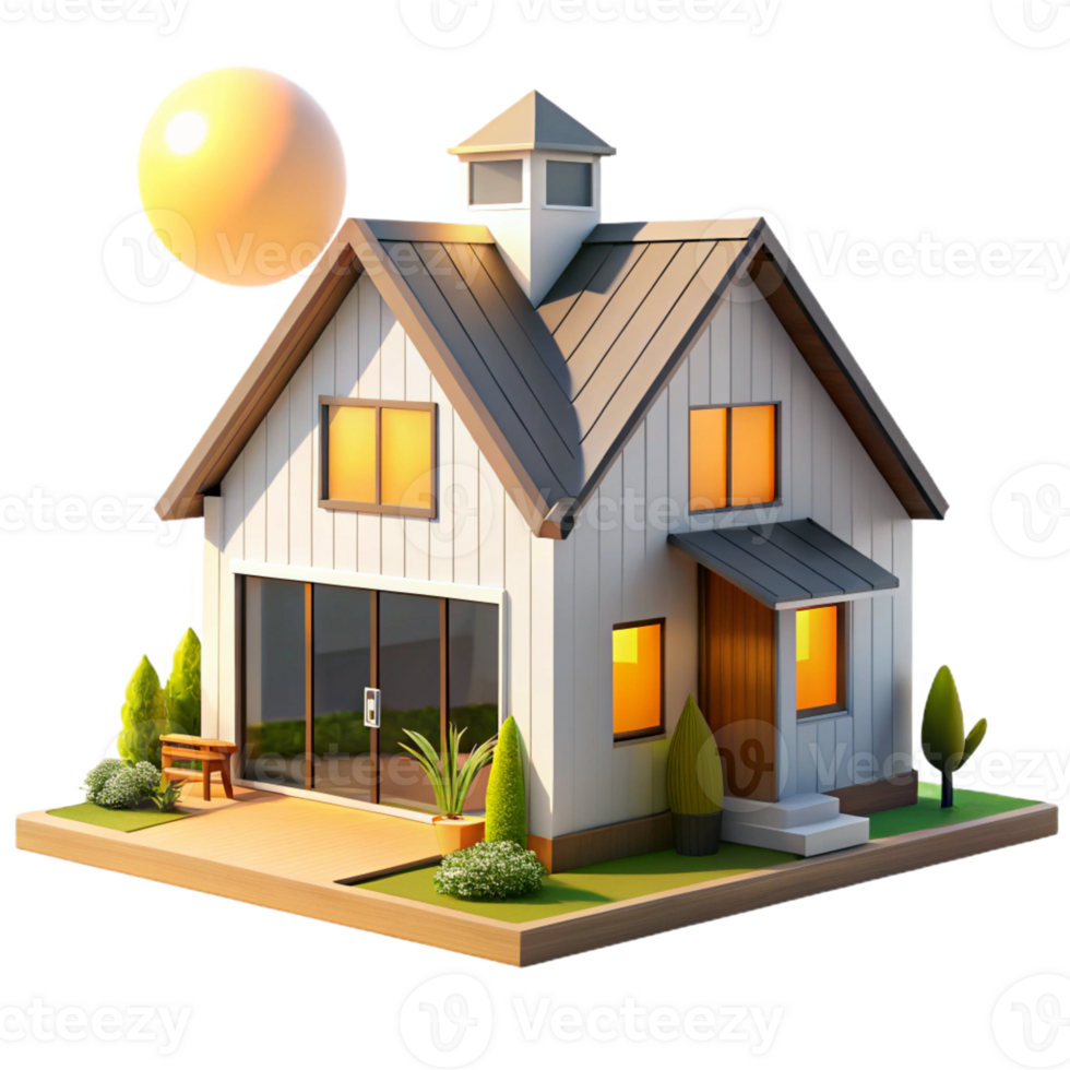 elegant vintage Modern farmhouse, clean lines and natural materials, bright sunlight, modern rustic aesthetic authentic png